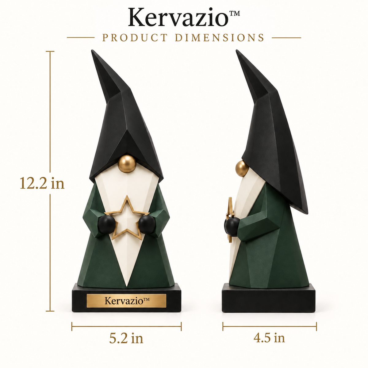 Kervazio™ Rustic Farmhouse Welcome Gnome