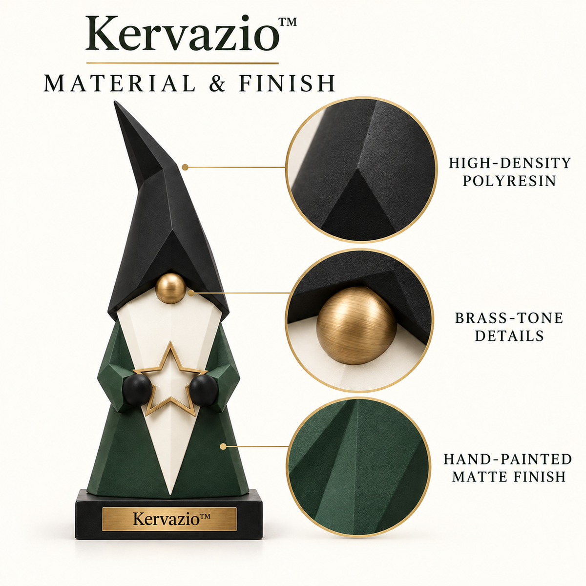 Kervazio™ Rustic Farmhouse Welcome Gnome