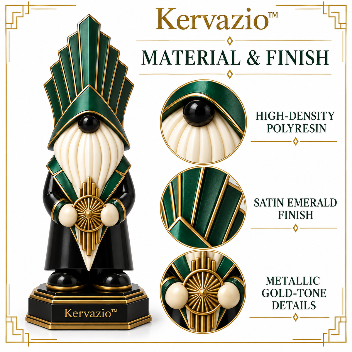 Kervazio™ Rustic Farmhouse Welcome Gnome