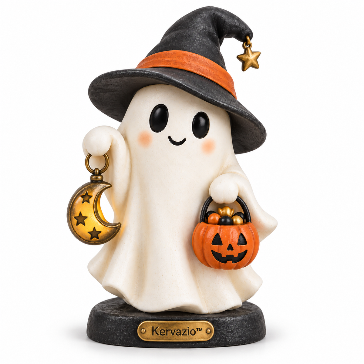 Kervazio™ Moonlit Ghost Halloween Figurine