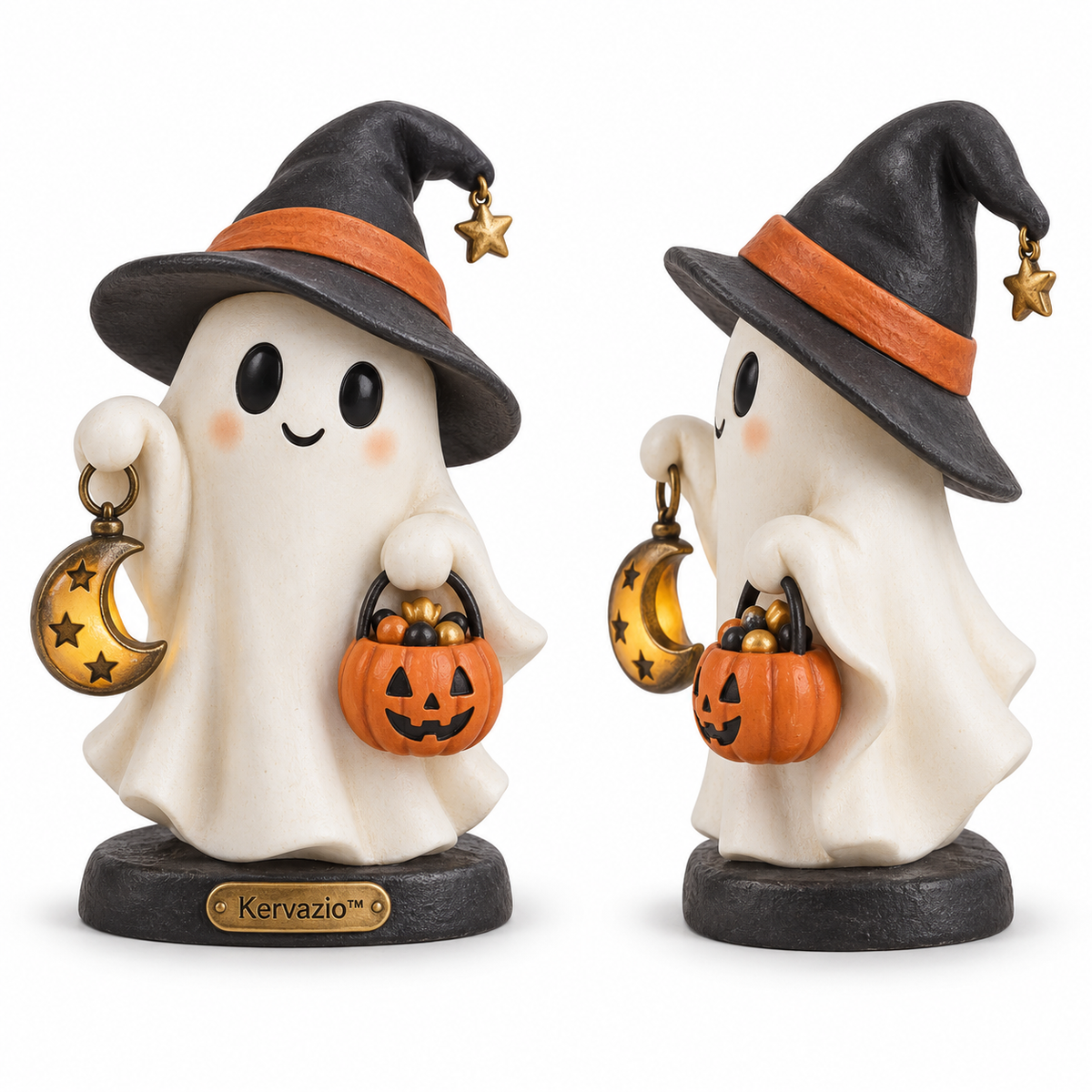 Kervazio™ Moonlit Ghost Halloween Figurine