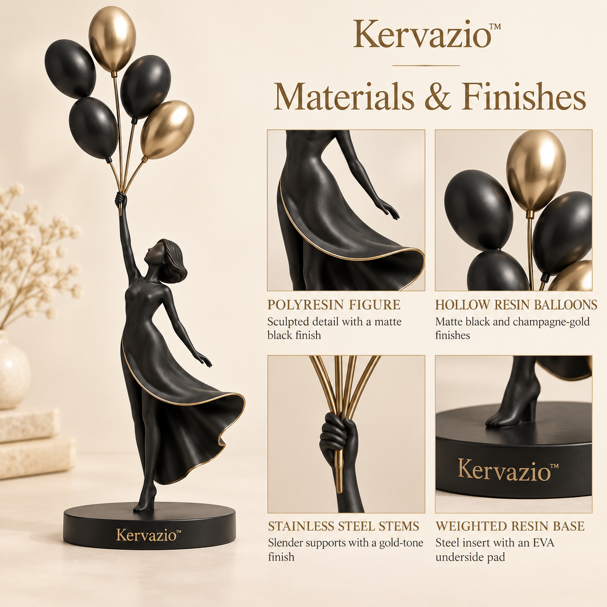 Kervazio™ Rise & Grace Balloon Sculpture