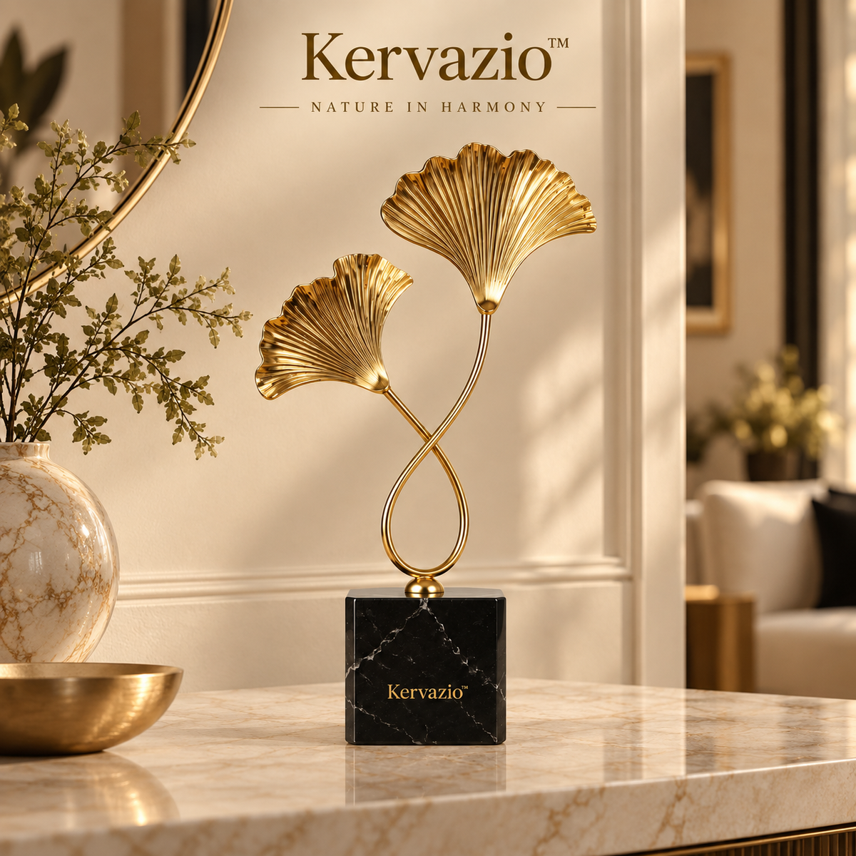 Kervazio™ Ginkgo Elegance Sculpture