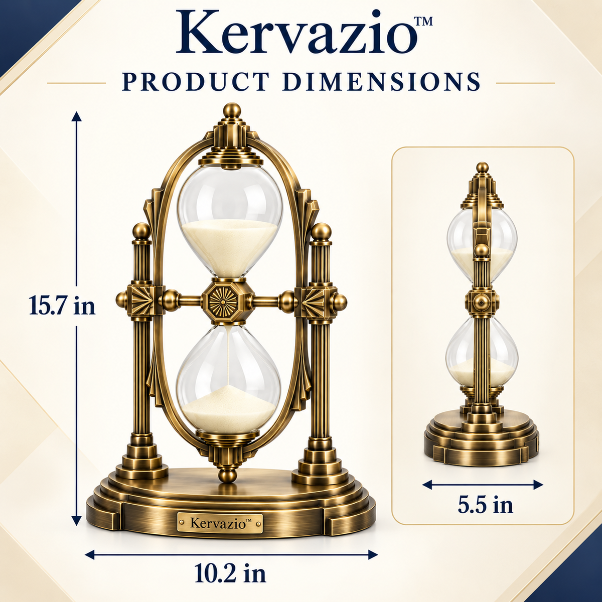 Kervazio™ Vintage Rotating Hourglass