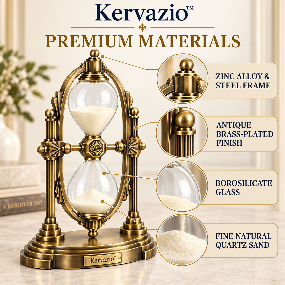 Kervazio™ Vintage Rotating Hourglass