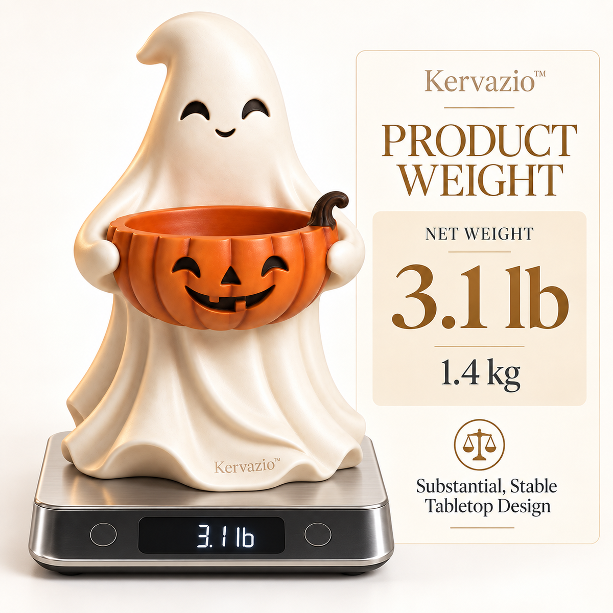 Kervazio™ Boo Buddy Ghost Candy Bowl