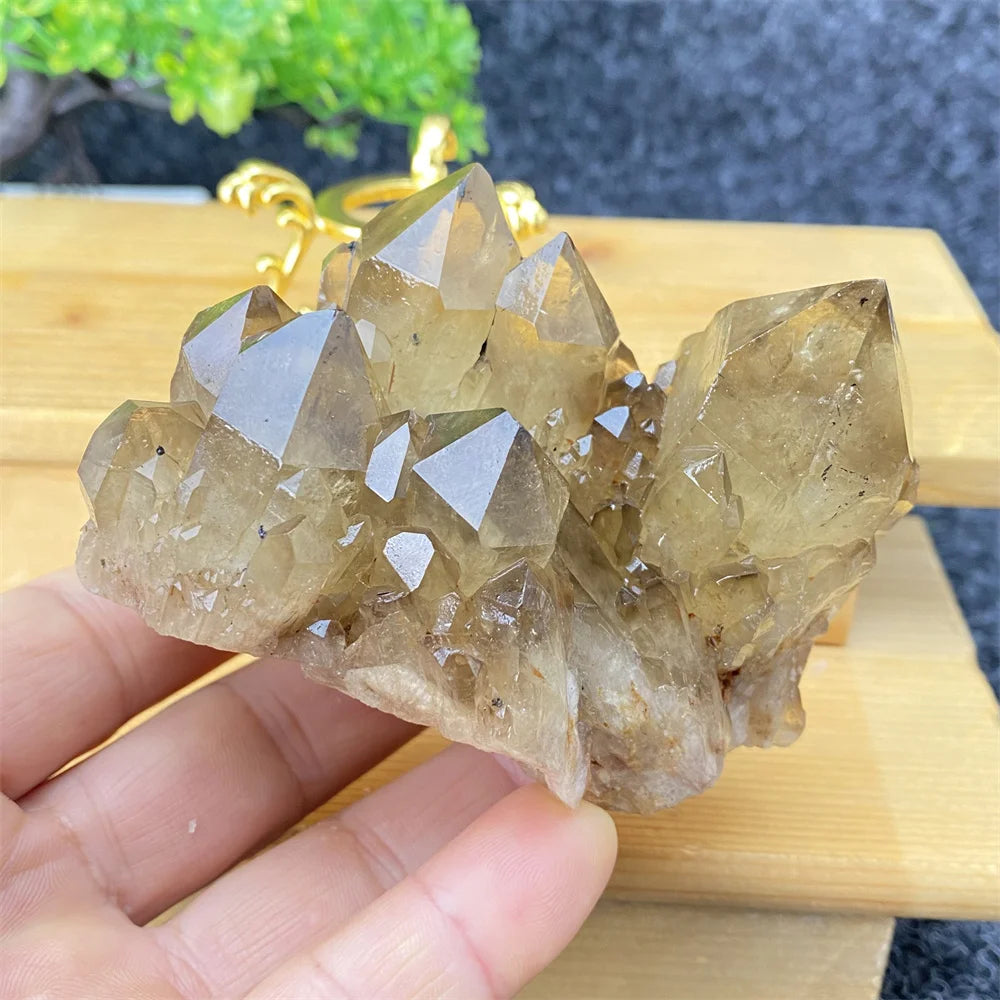 Kervazio™ Natural Black Crystal Ore Specimen – Mineral Stone Home Decor & Spiritual Gift