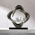 Kervazio™ Art Fortune Crystal Ball Resin Sculpture – Elegant Home Decor Ornament