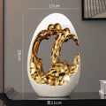 Kervazio™ Modern Gold Decorative Ornament – Luxury Home & Office Deco