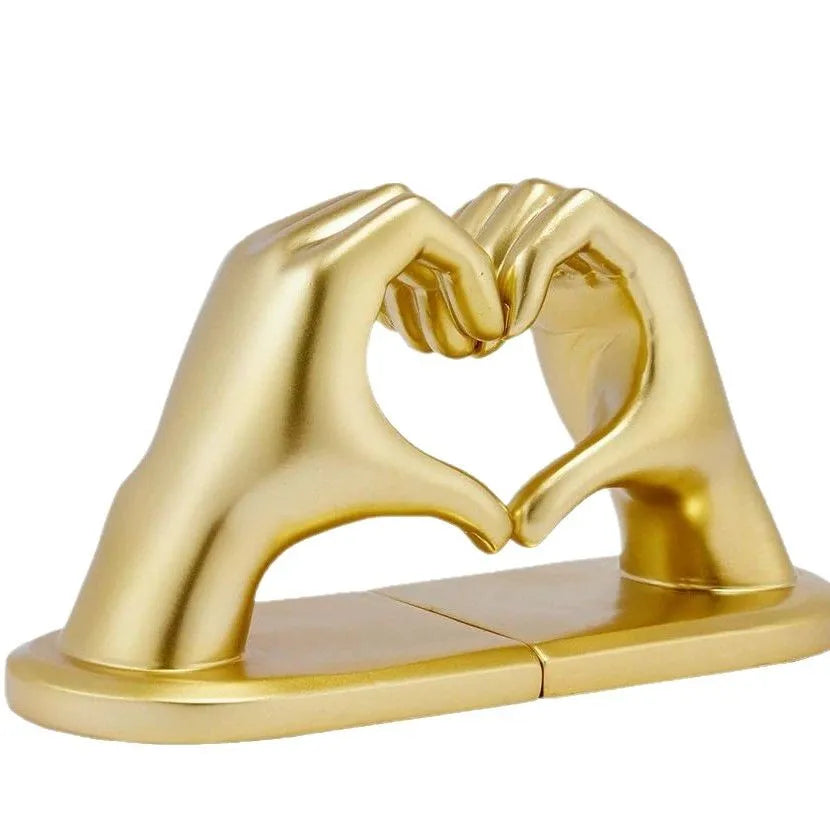 Kervazio™ Golden Resin Bookend Sculpture – Artistic Home Ornament