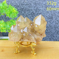 Kervazio™ Natural Black Crystal Ore Specimen – Mineral Stone Home Decor & Spiritual Gift